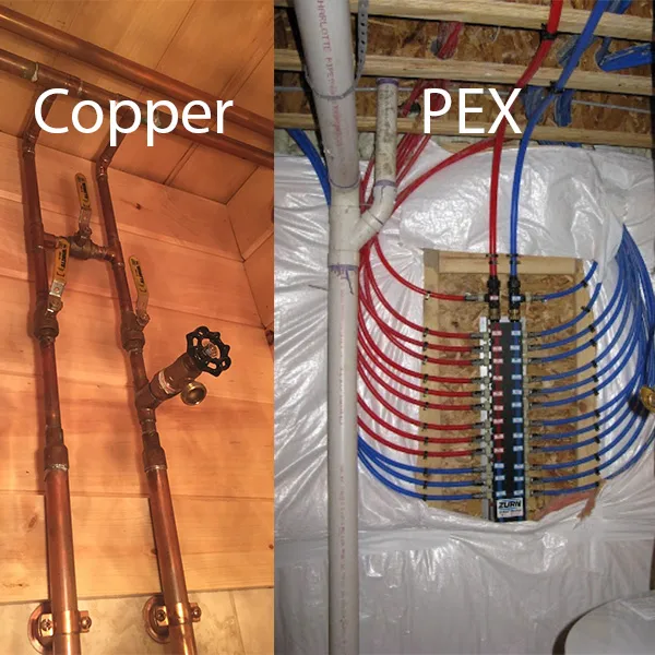 Copper Vs PEX Plumbing Pipes