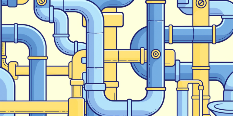 image of pipes working to full efficiency